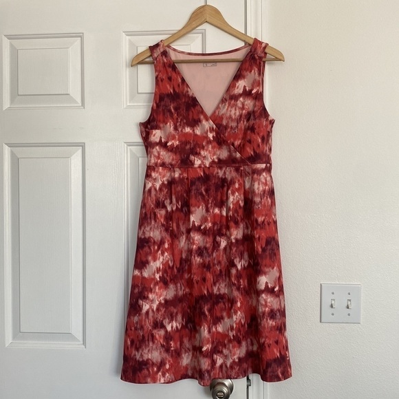 Eddie Bauer Dresses & Skirts - Eddie Bauer tie dye pattern coral sleeveless dress.